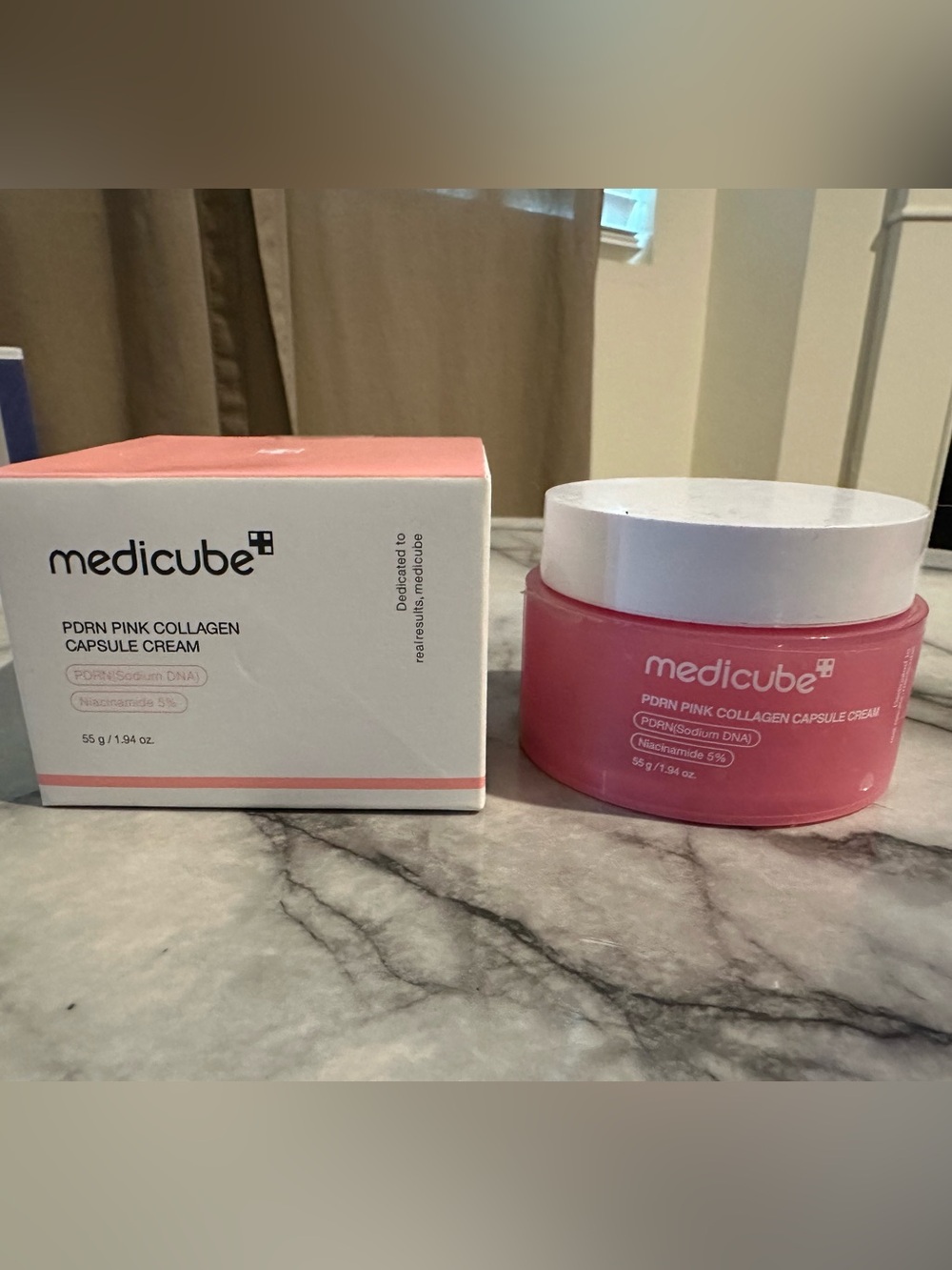 Medicube PDRN Pink Collagen Capsule Cream – Pink